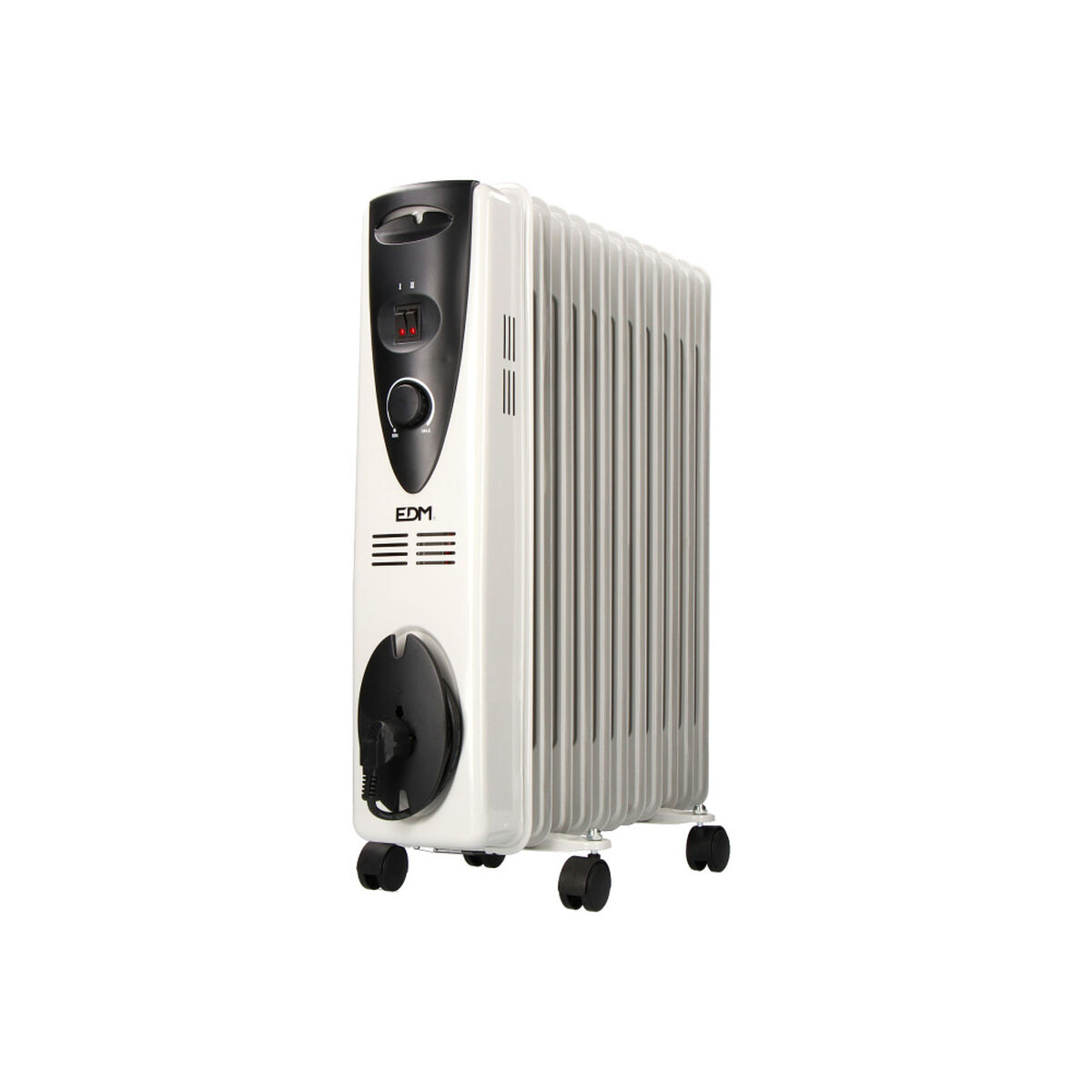 Radiatore a Olio (11 elementi) EDM 07123 07123 Bianco 2500 W